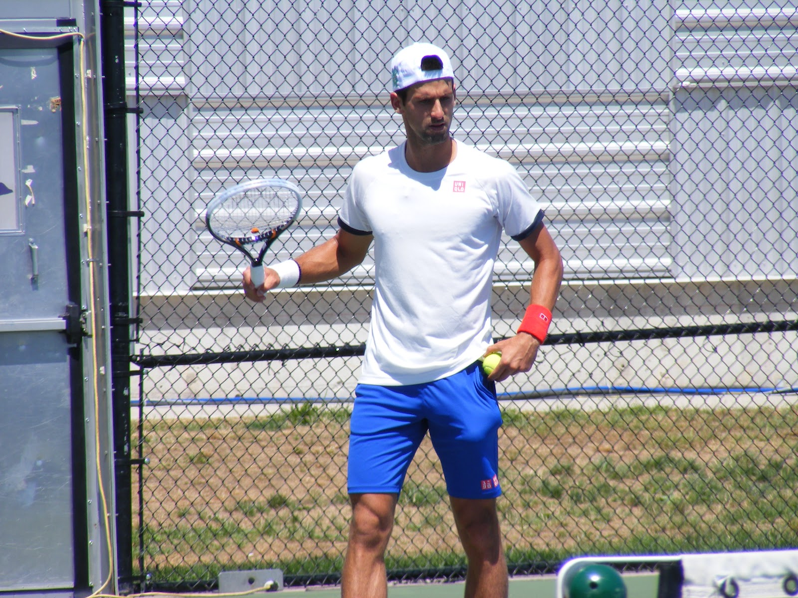 I Take Thee Tennis Rogers Cup Photos Djokovic and Tipsarevic Practice