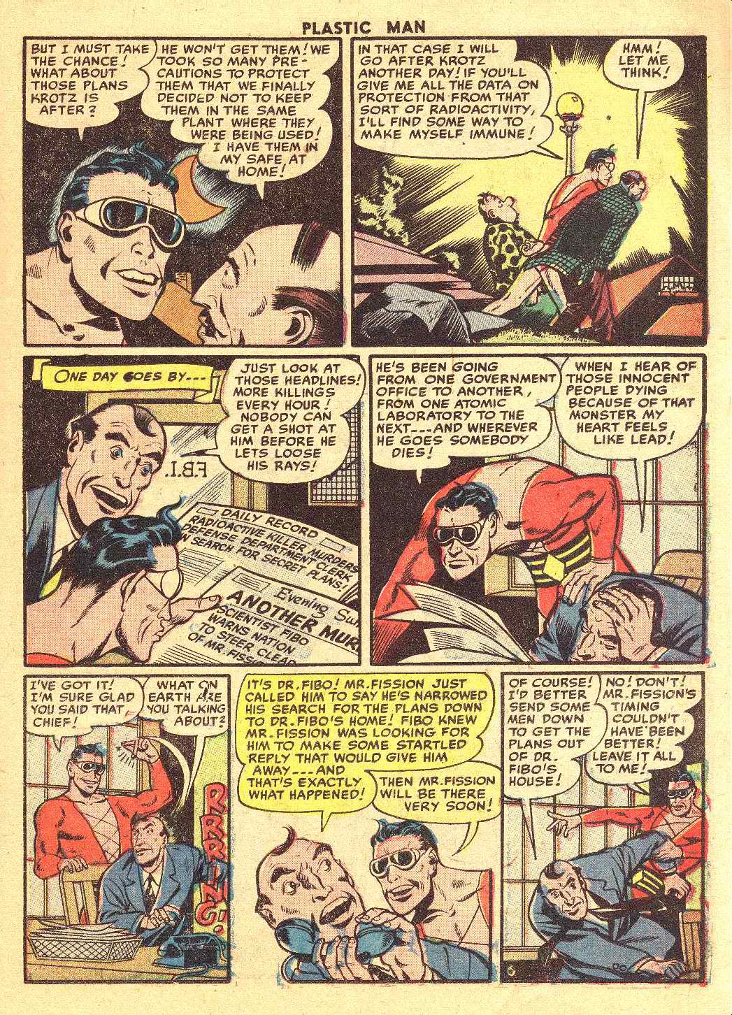 Read online Plastic Man (1943) comic -  Issue #32 - 24