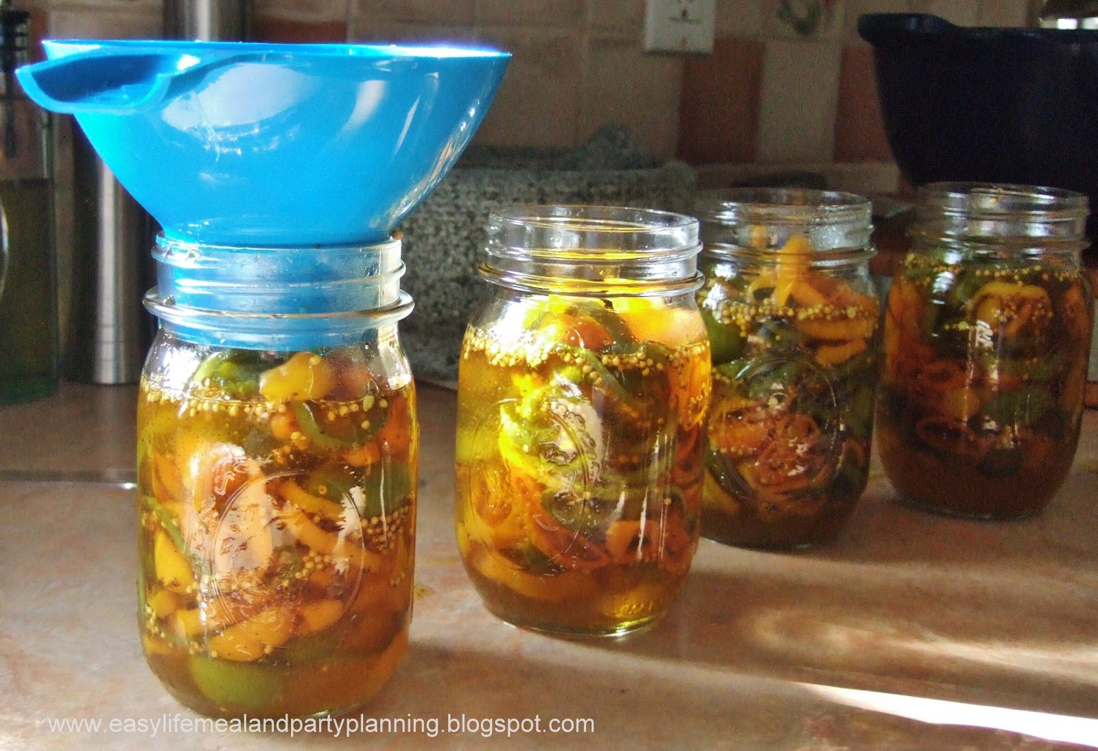 Easy Life Meal and Party Planning Sweet Pepper Cowboy Candy