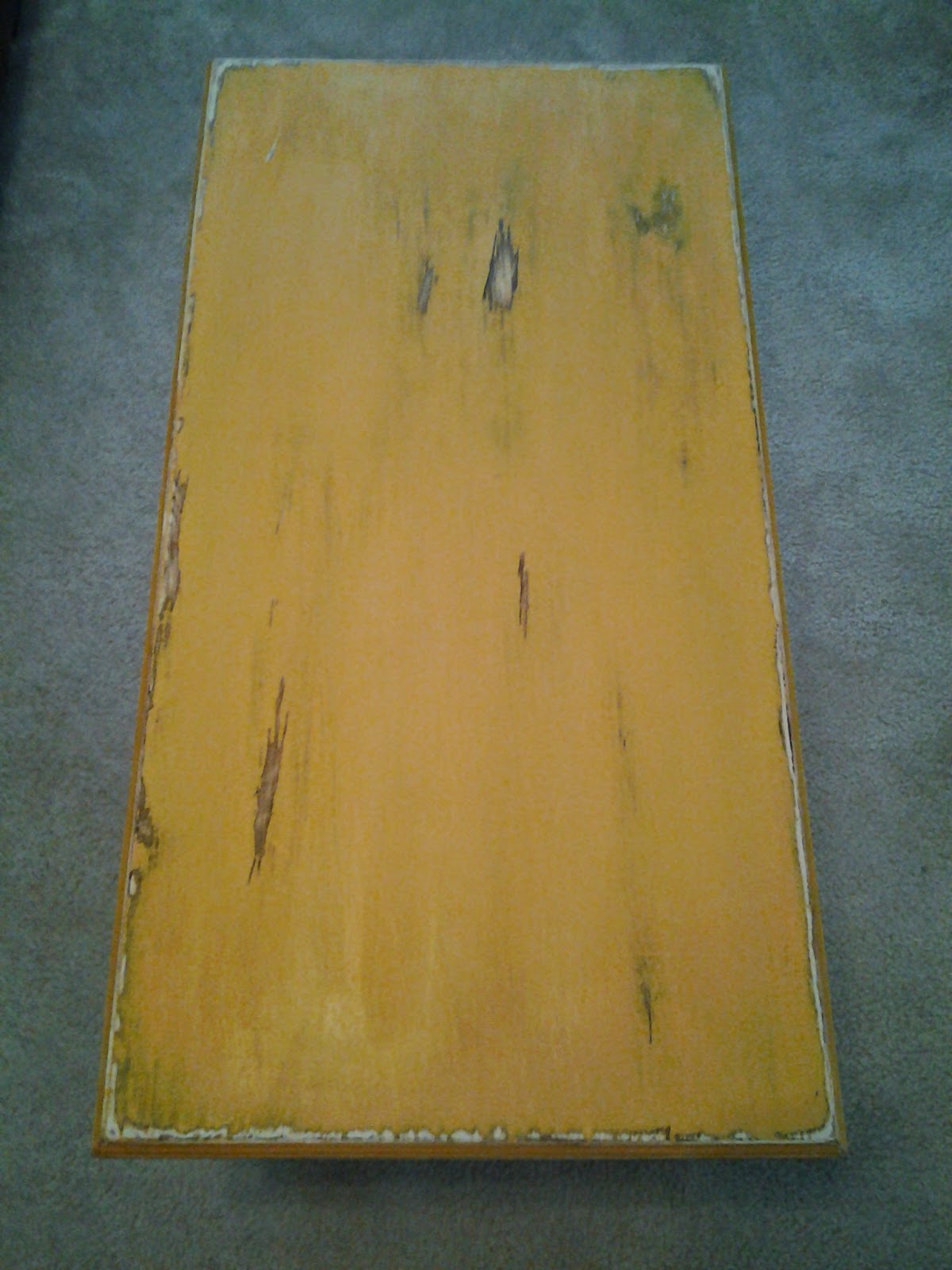 Burlap and Daisies: My coffee table makeover