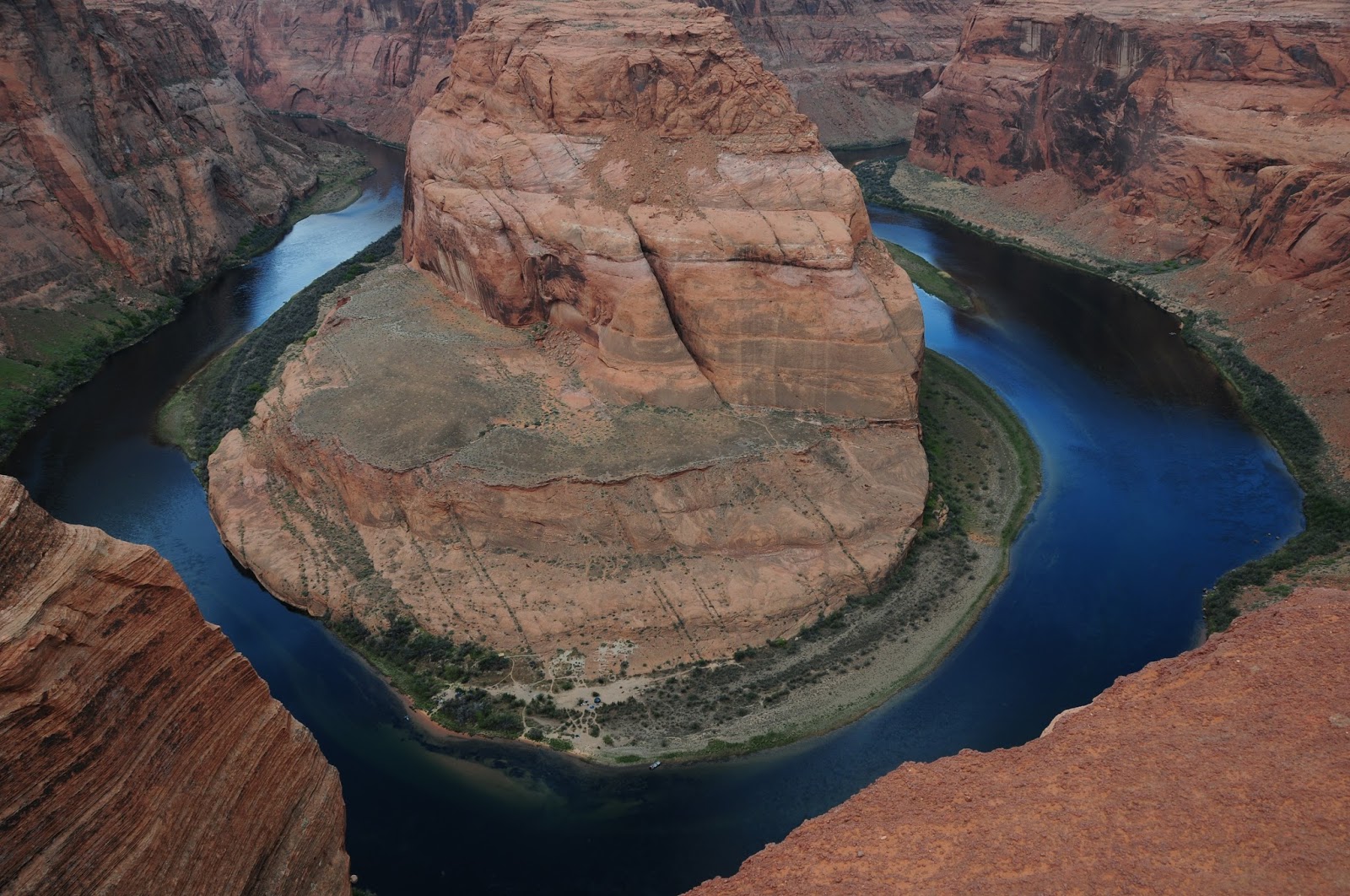 Shower Wisdom Horseshoe Bend Overlook Of The Colorado River