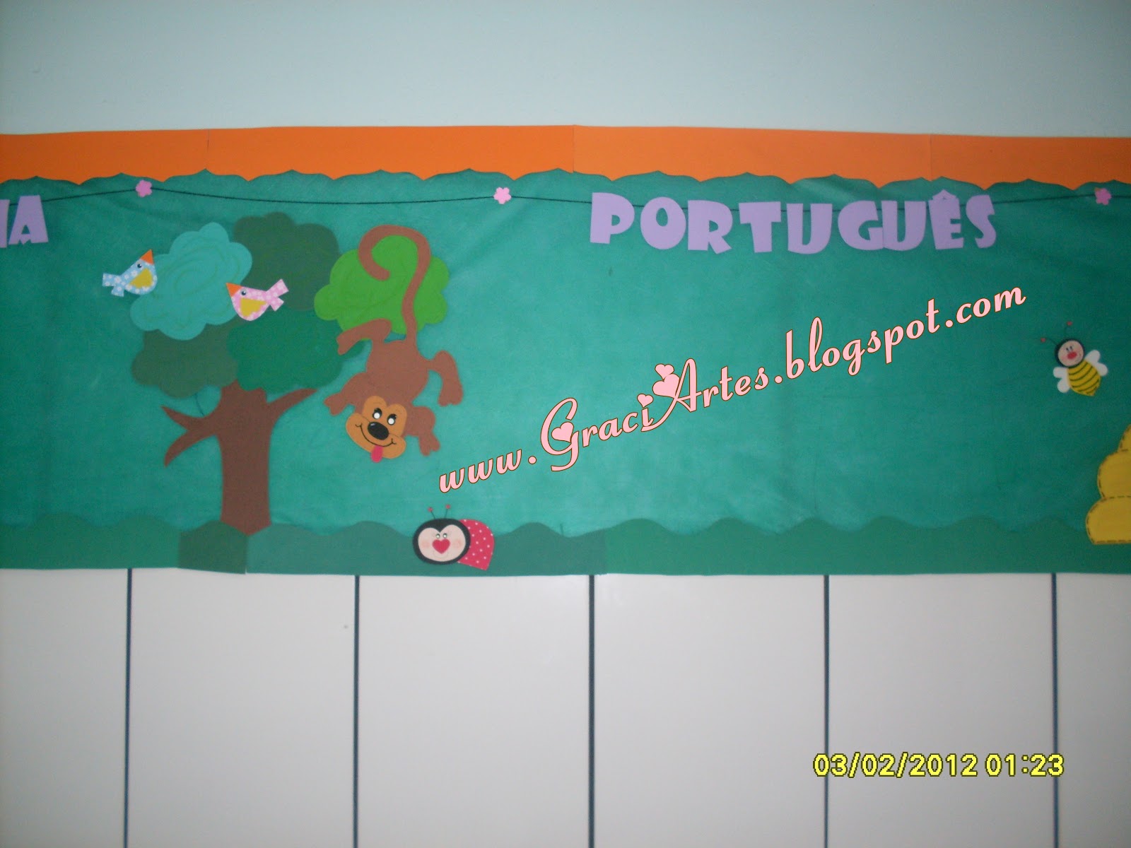 Graci Artes: Mural sala de aula.