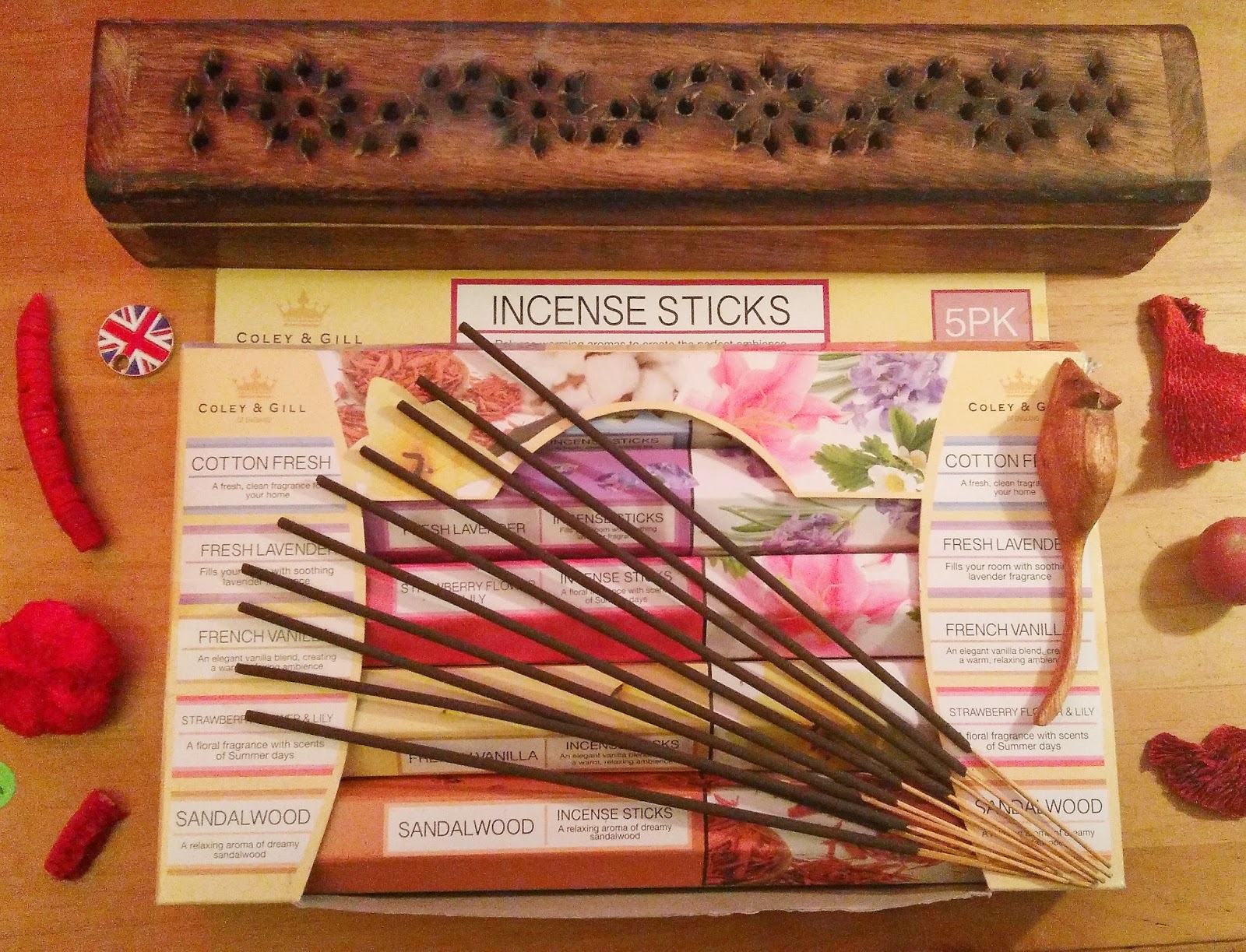 Incense In The Wind Poundland Coley & Gill Incense Sticks 5PK