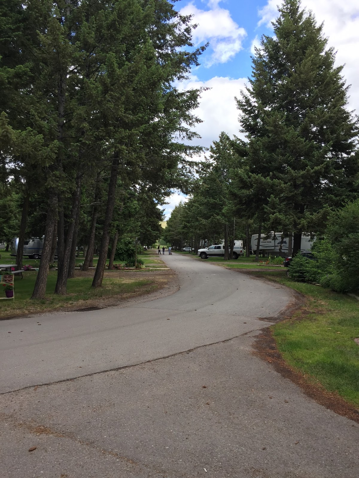 BLUE SKY AHEAD Jim & Mary's RV Park, Missoula, MT