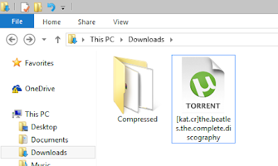 file exstensi torrent