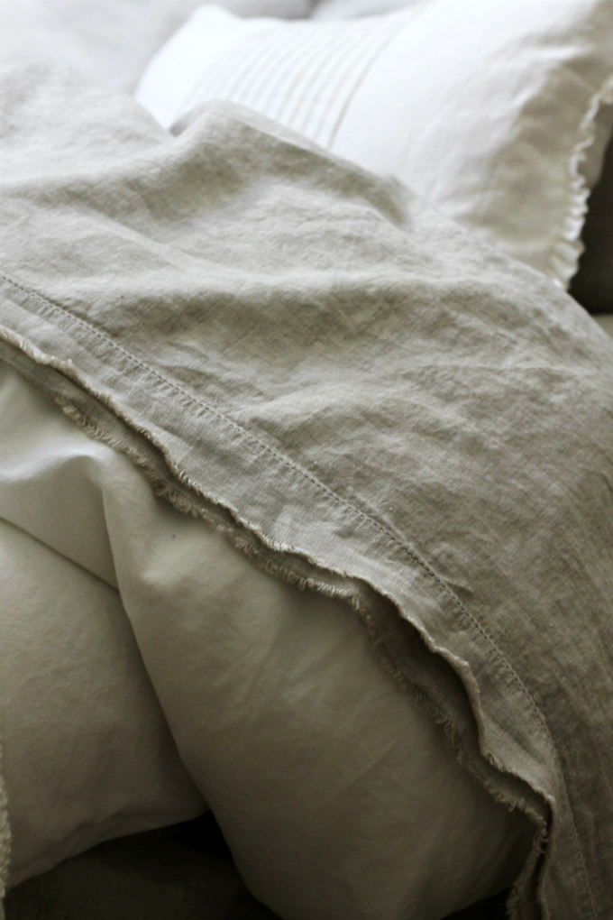 Beautiful French Linen Bedding The Wicker House