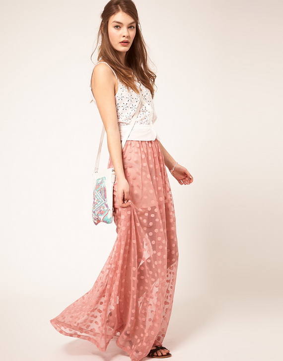 Hot Bio Celebrity Pictures: Maxi Skirt Trends for Spring 2013