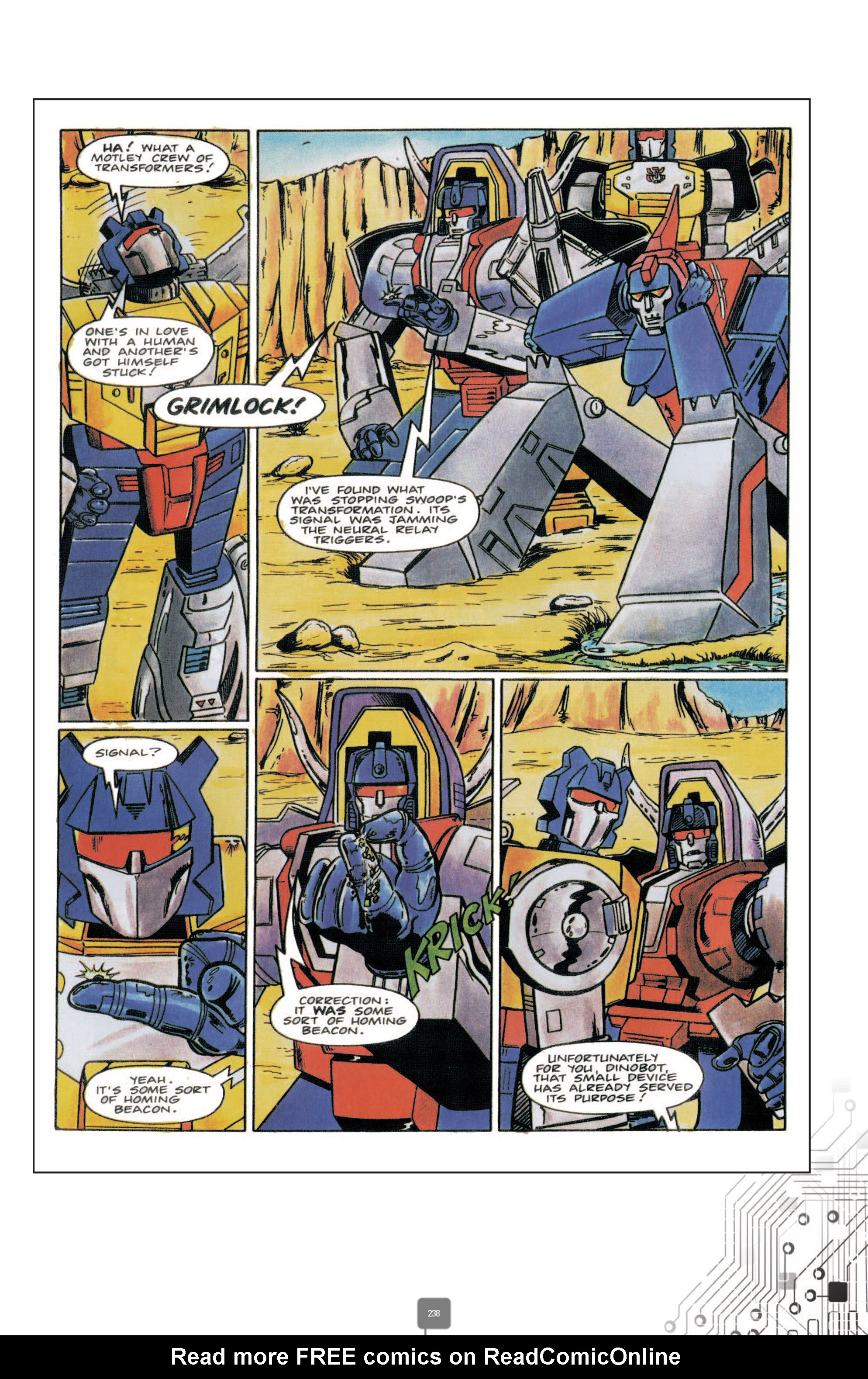 Read online The Transformers Classics UK comic -  Issue # TPB 2 - 239