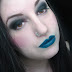 Look Ahumado con labios en Turquesa