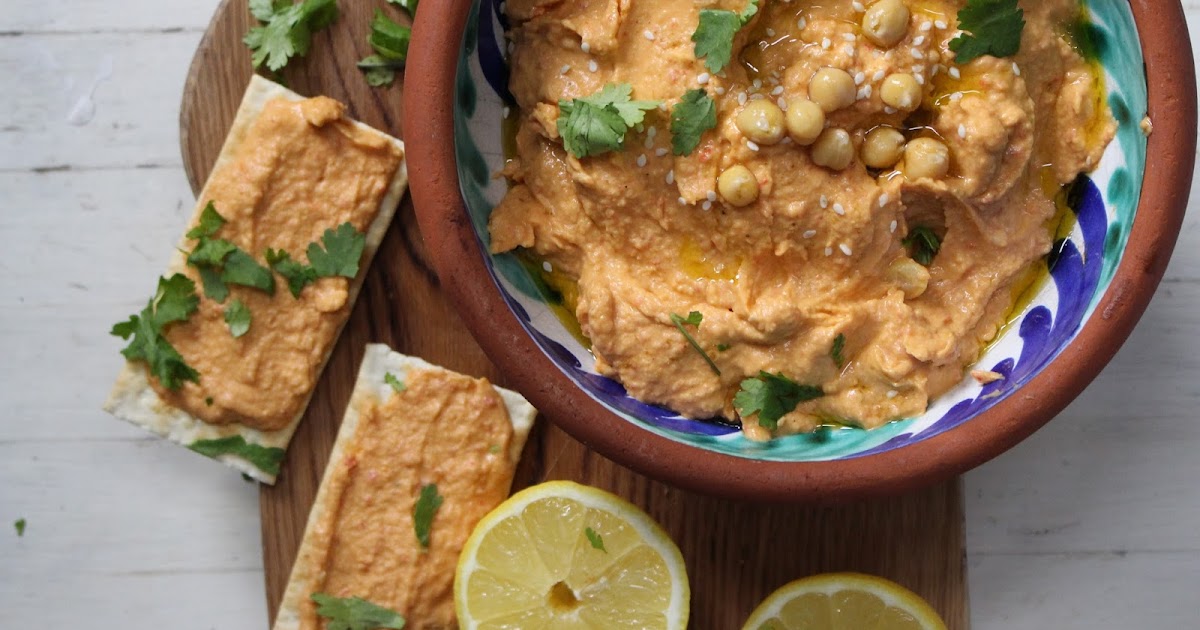 Emma Julia Geroosterde paprika hummus