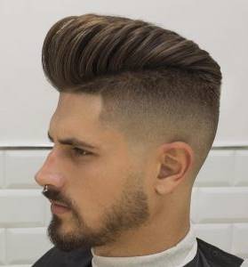 Medium Length Pompadour Hairstyle For Men Model Rambut Pendek Pria Terpopuler Rekomendasi Barber Shop Ternama