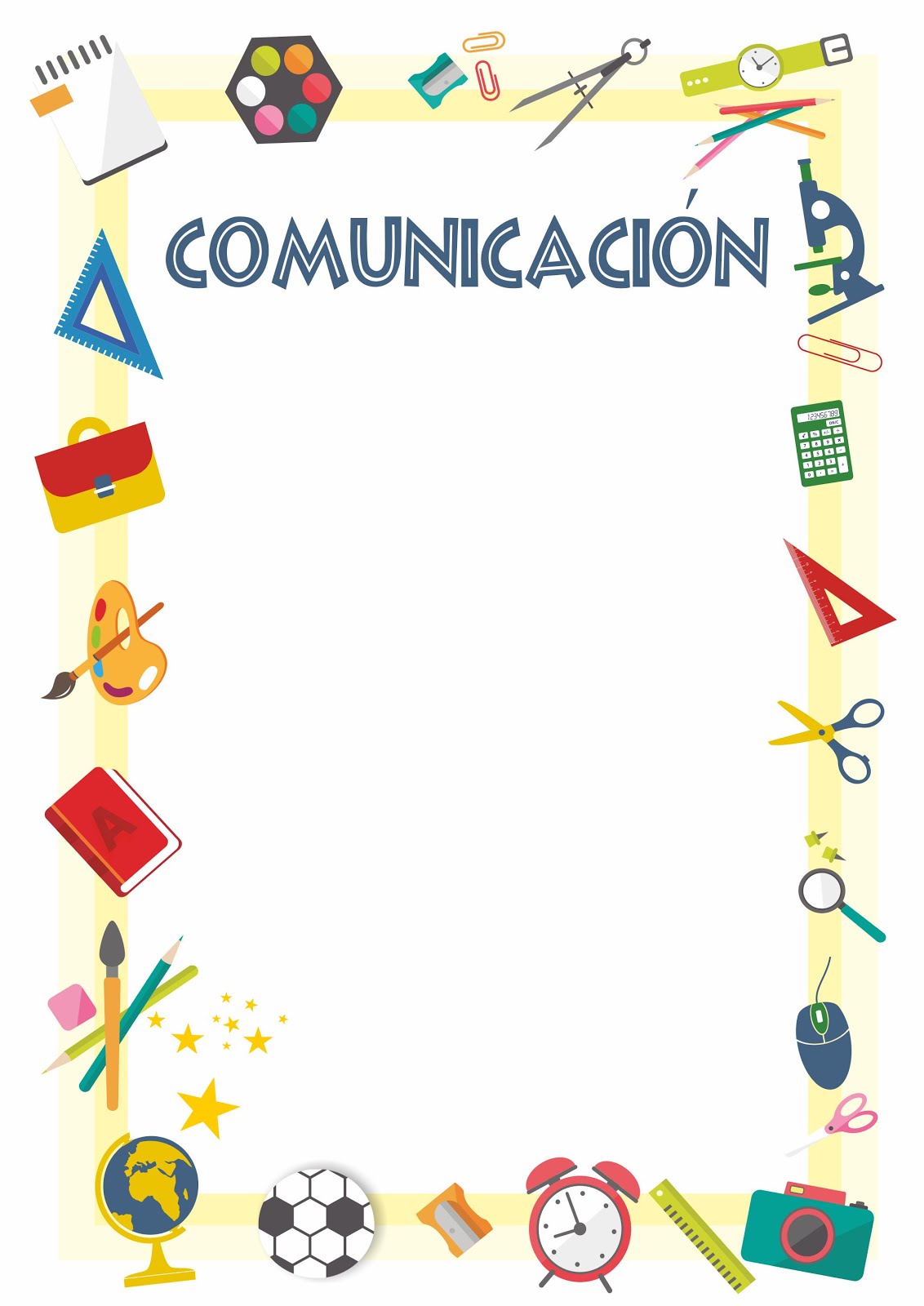 carátula de comunicación | Recursos Educativos para Maestros