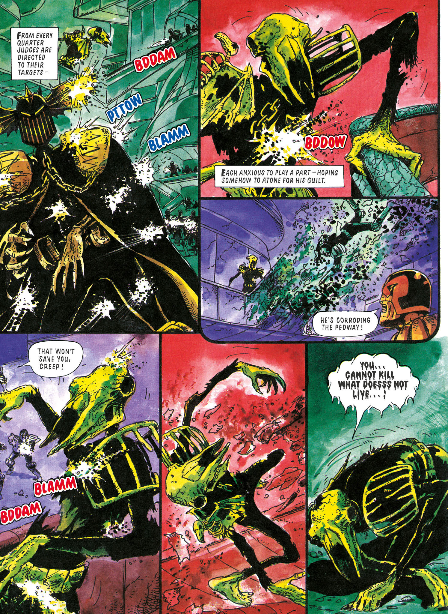 Read online Essential Judge Dredd: Necropolis comic -  Issue # TPB (Part 2) - 97