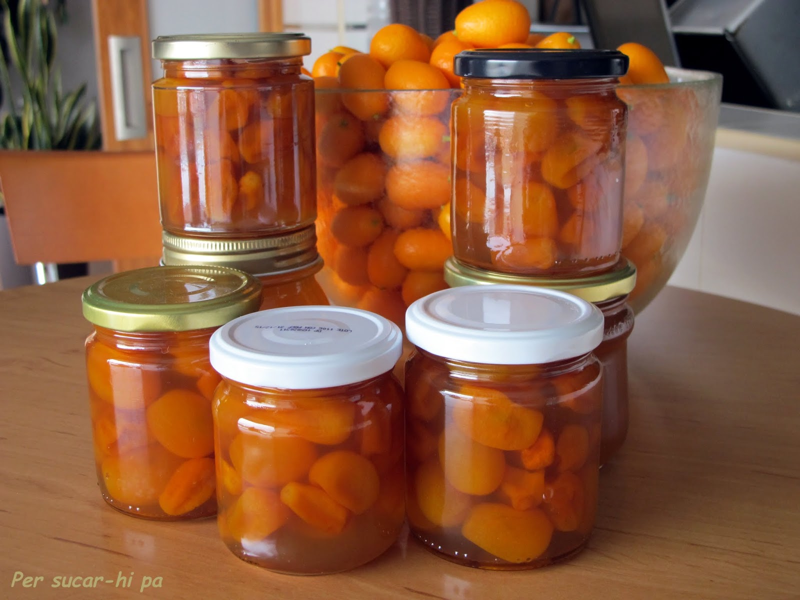 Per sucar-hi pa, gastronomía y viajes: Kumquats en almíbar