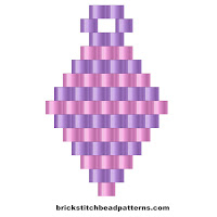 Easy brick stitch bead pattern free download.