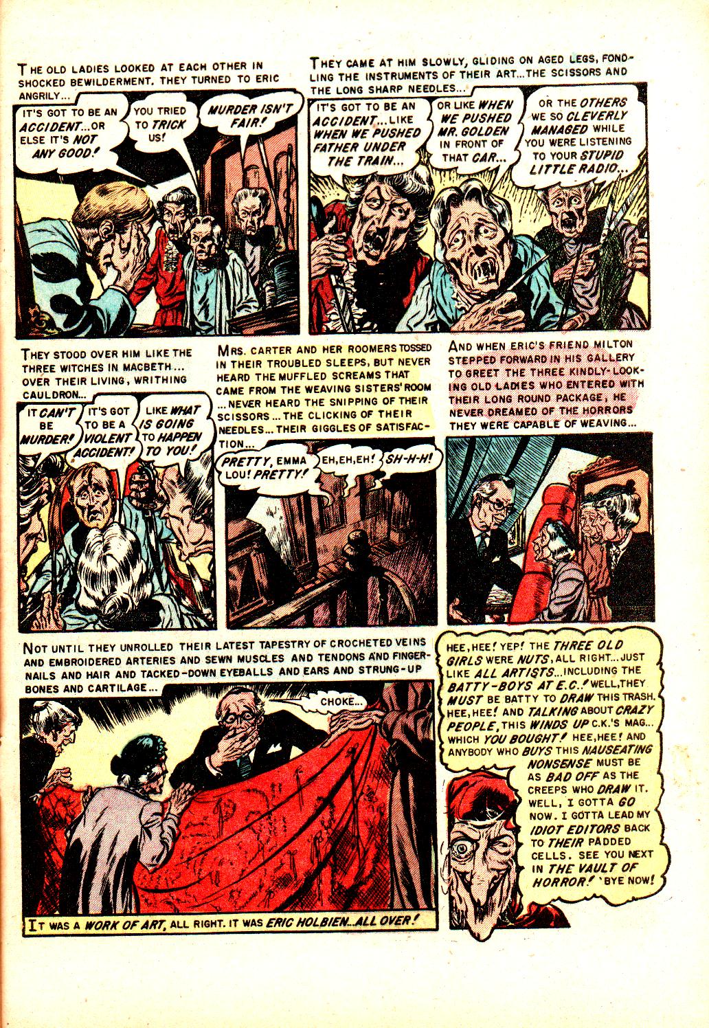 Read online Tales From The Crypt (1950) comic -  Issue #43 - 34