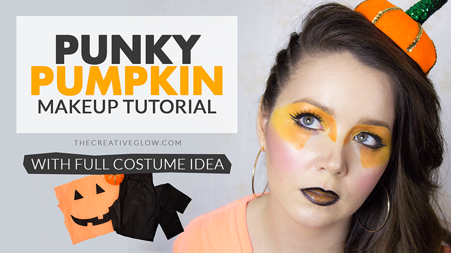 perle Bliver til for eksempel Punky Pumpkin Makeup Tutorial & Full Costume | The Creative Glow: Punky Pumpkin  Makeup Tutorial & Full Costume