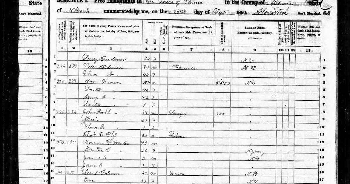 Brouwer Genealogy The Will of William Brower of Monroe Co., New York