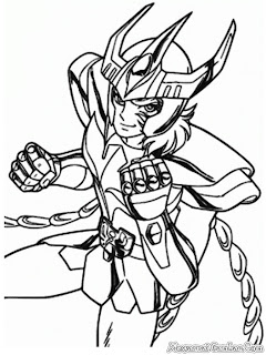 Mewarnai Gambar Saint Seiya Mewarnai Gambar