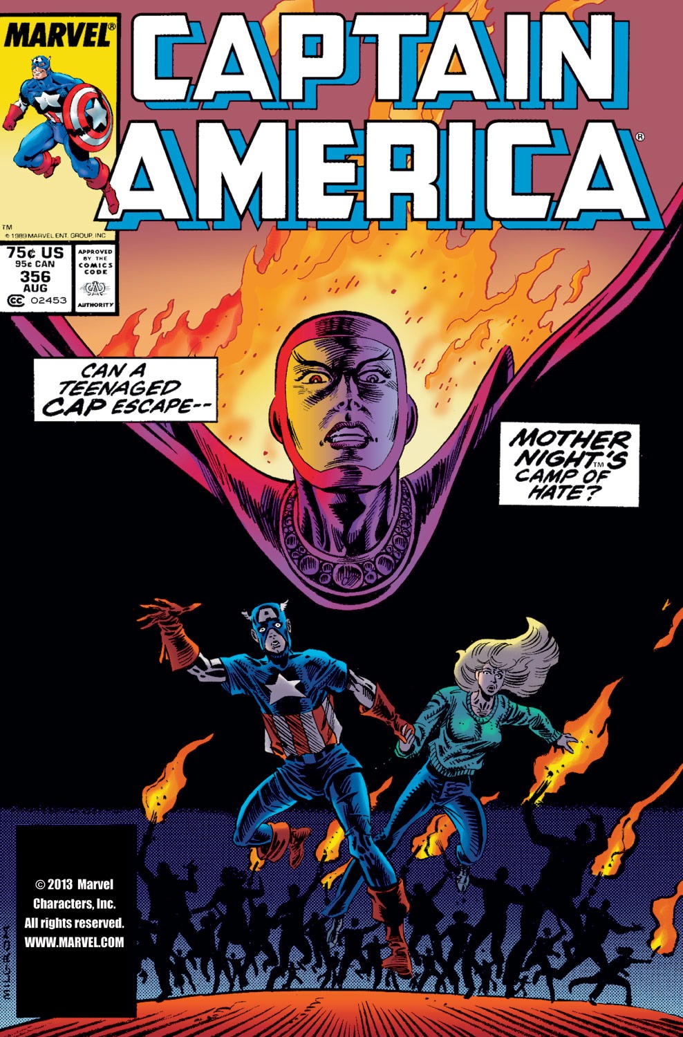 Read online Captain America (1968) comic - Issue #356 - 1