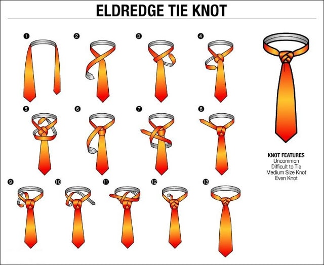 ربطة العنق Eldrege Tie Knot