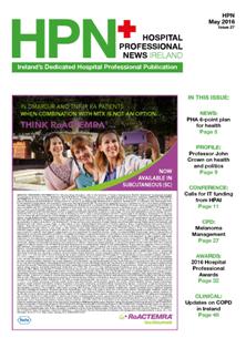 HPN Hospital Pharmacy News Ireland 27 - May 2016 | CBR 96 dpi | Bimestrale | Professionisti | Medicina | Infermieristica | Farmacia | Odontoiatria
HPN Hospital Pharmacy News Ireland is a bi monthly comprehensive magazine dedicated to Hospital Pharmacies, delivering detailed essential information, covering topics including areas on innovative treatments, new products, training, education and services specific to the Hospital Pharmacy sector.
