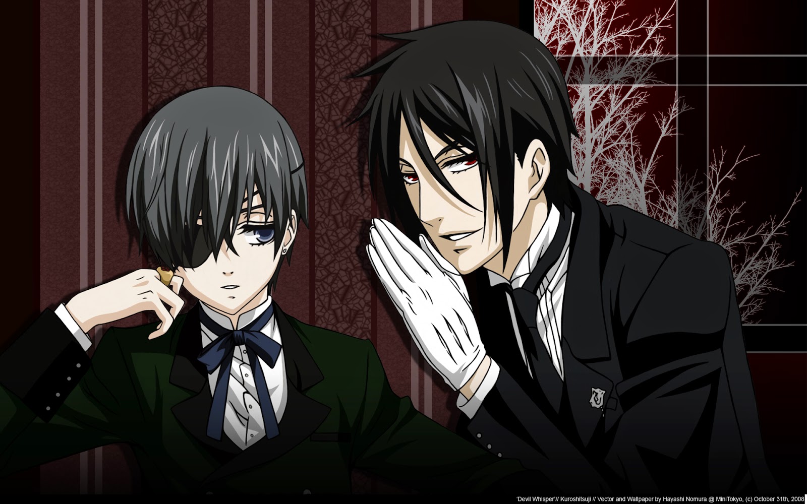 Black Butler cosplay shows Ciel and Sebastian's relationship