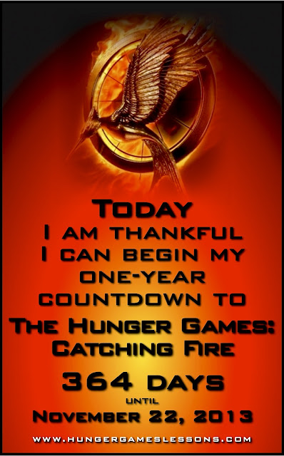 Catching Fire Movie - One Year Countdown