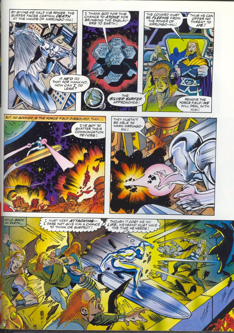 Read online Marvel Graphic Novel comic -  Issue #58 - Silver Surfer - The Enslavers - 63