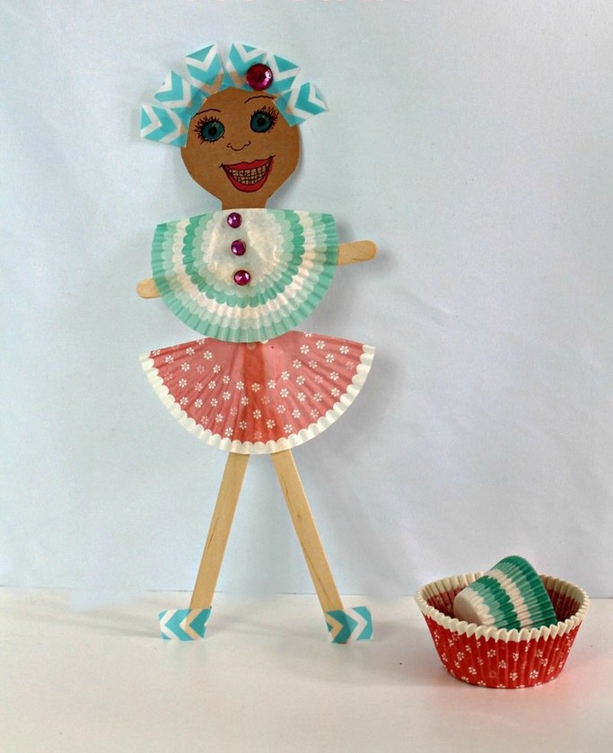 paper doll art and craft make origami instructions