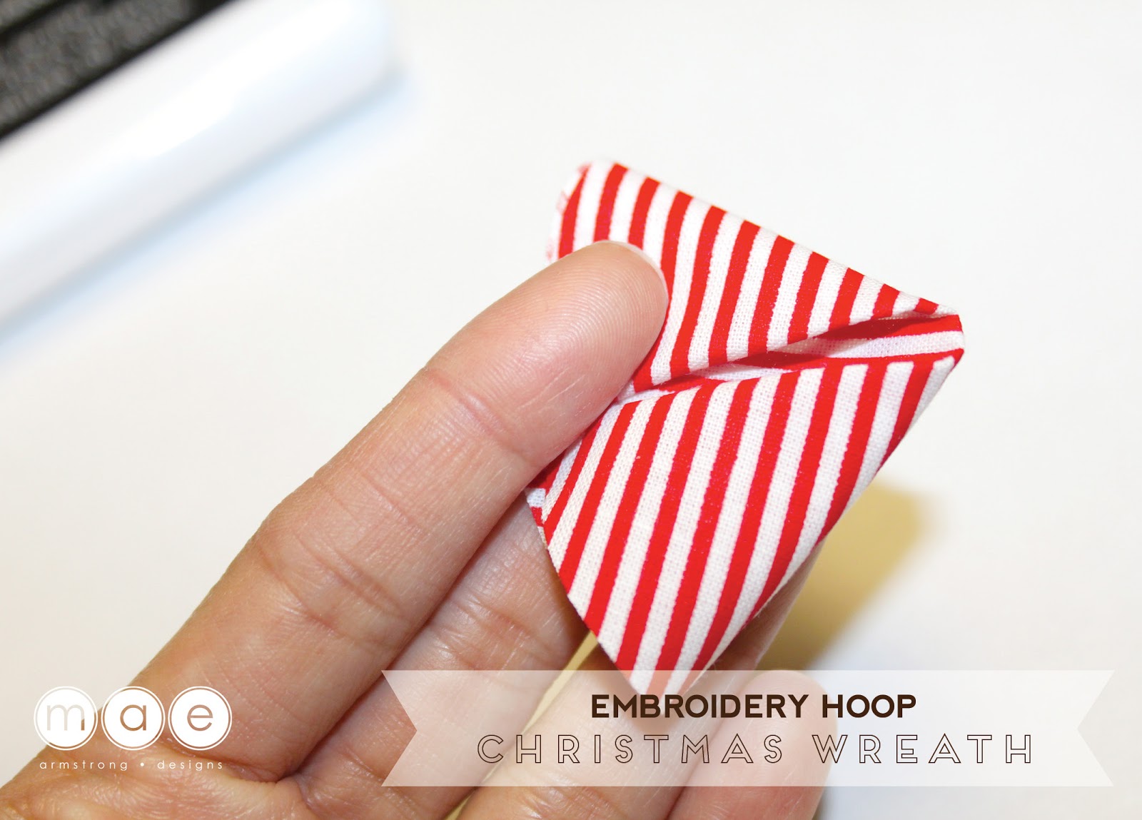 mae armstrong designs Fabric Pinwheel Ornament