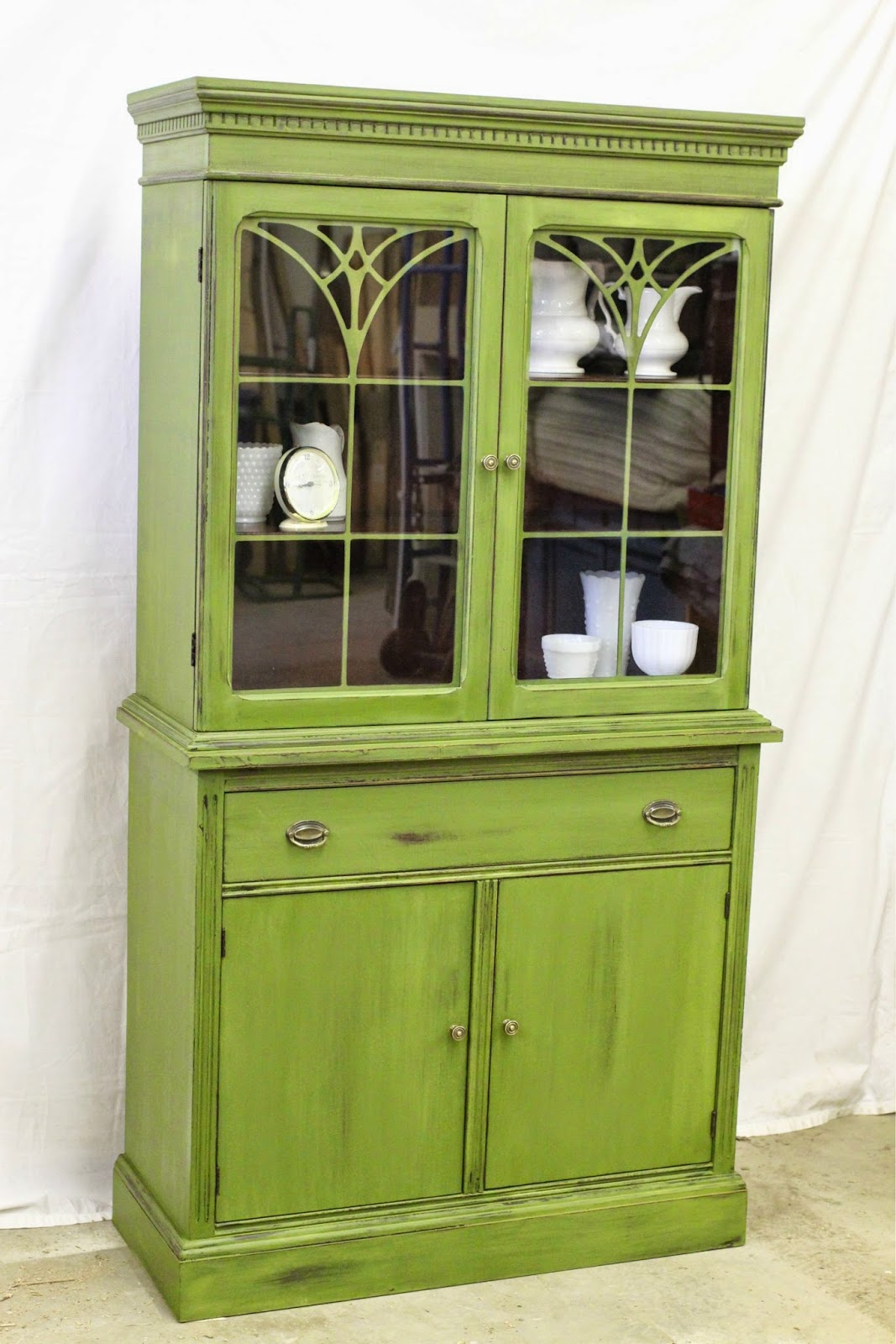 Laurel's Attic Boxwood Green China SOLD