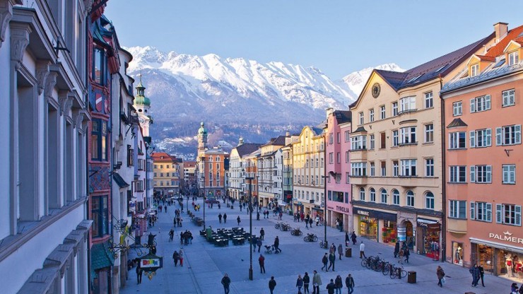 Innsbruck Capital Of Tirol Embedded In The Inn Valley Austria