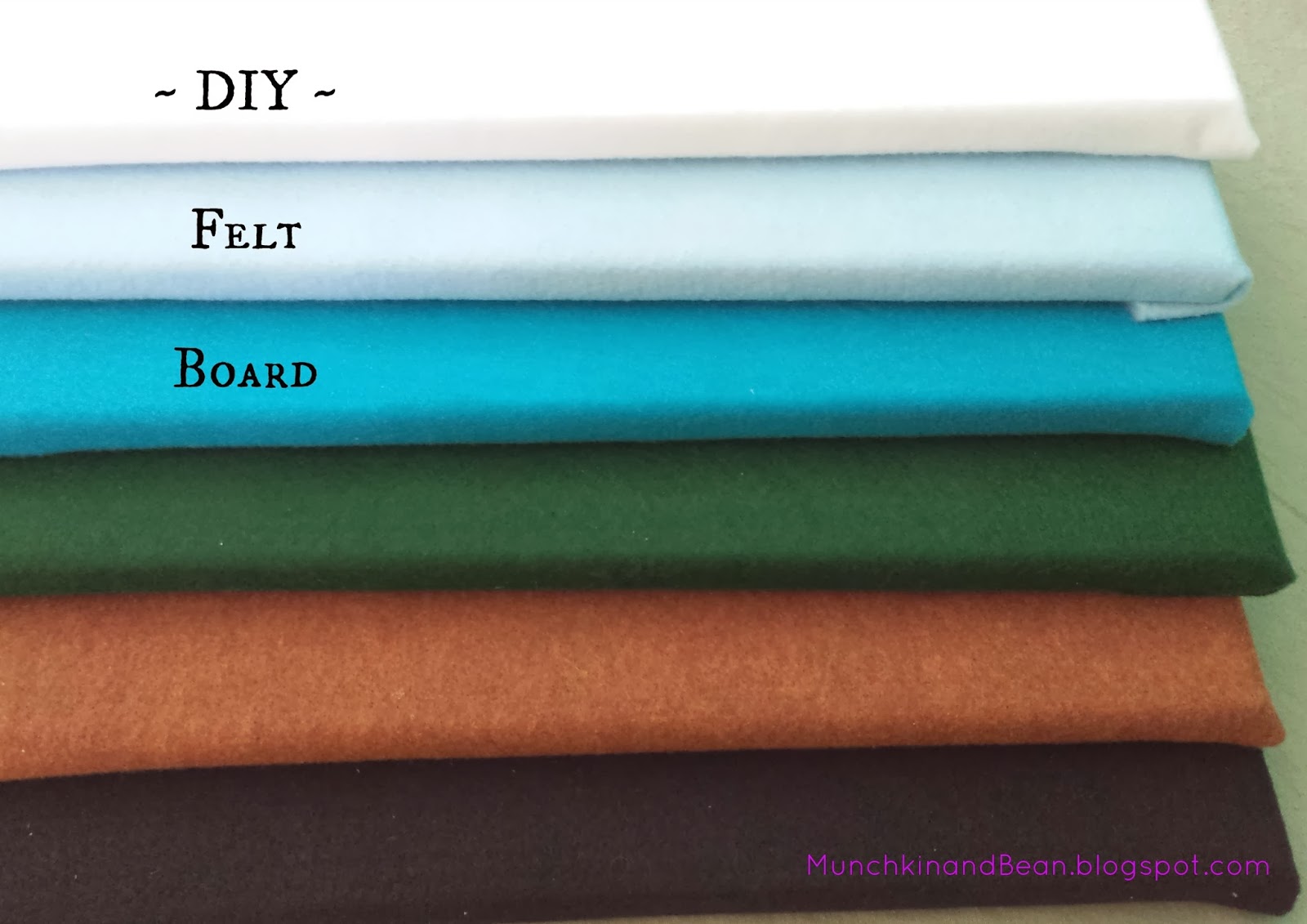 Munchkin and Bean DIY Felt Board