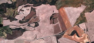 The Castilian Guernica,a tribute to the fallen for Freedom in the Spanish Civil War,,representation of human labor camps bird's eye view The Castilian Guernica,a tribute to the fallen for Freedom in the Spanish Civil War,Spain fields from the air which mimic an abstract painting,