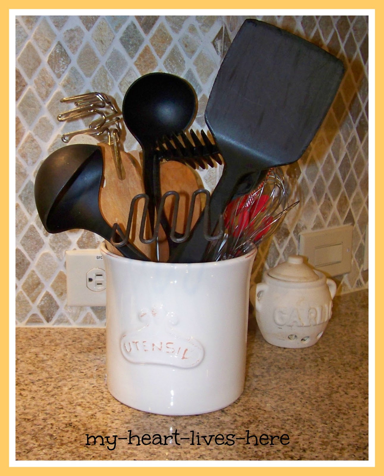 Country Kitchen Utensil Holder Country Kitchen Utensil Holder