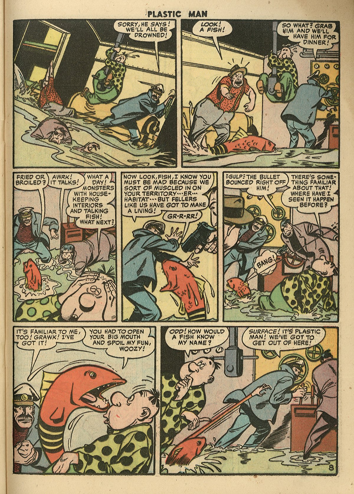 Read online Plastic Man (1943) comic -  Issue #28 - 33