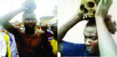 man beheads corpse abeokuta man beheads dead woman corpse