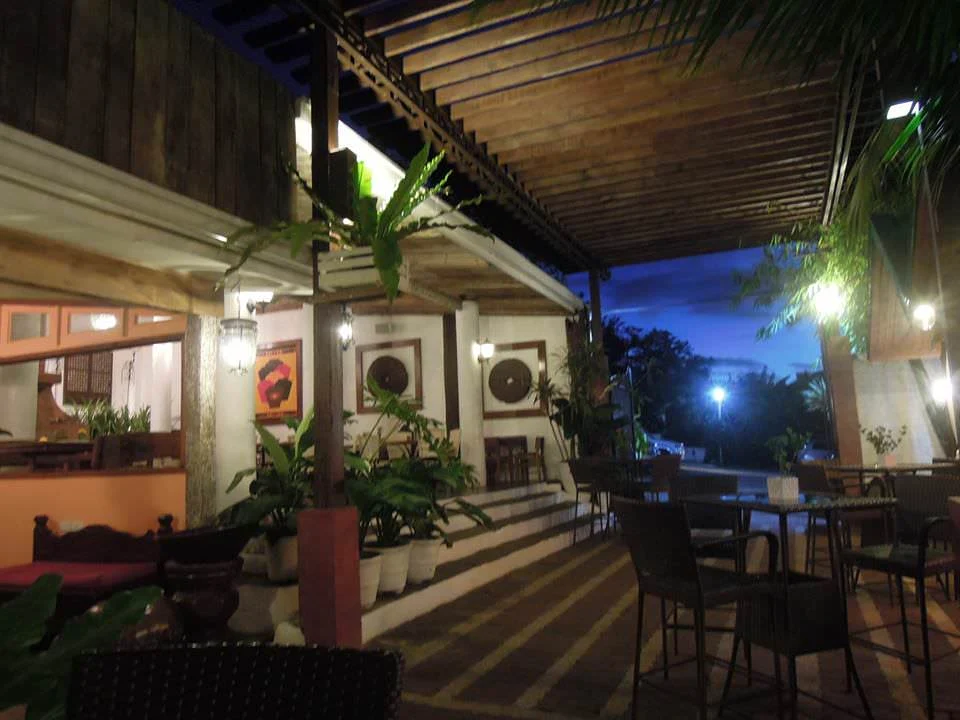 Tables and chairs at Bag of Beans Tagaytay