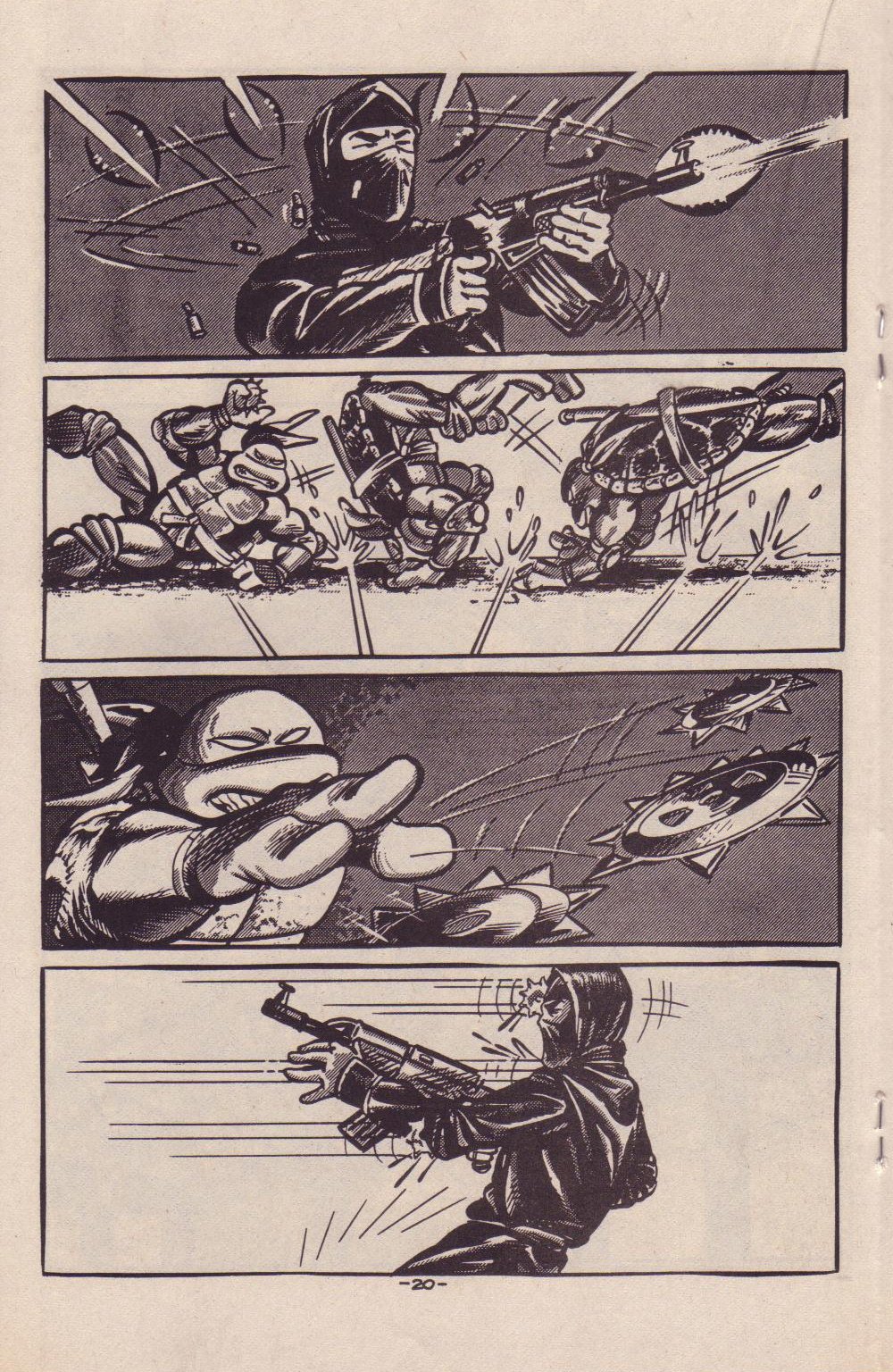 Read online Teenage Mutant Ninja Turtles (1984) comic -  Issue #9 - 22