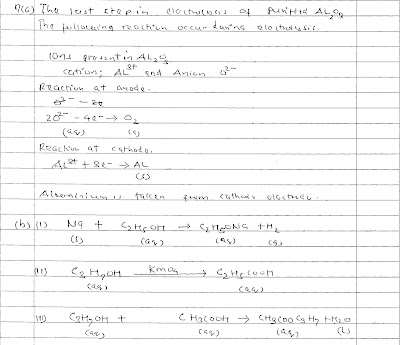 FORM FOUR CHEMISTRY PAST PAPER QUESTIONS AND ANSWERS