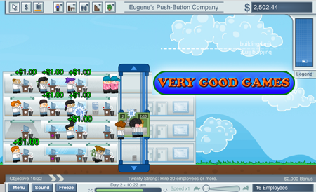Play online Corporation Inc - free game for Windows and Apple computers on the gaming blog Very Good Games