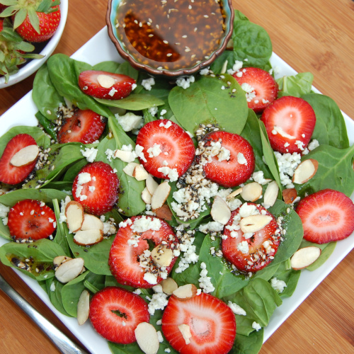 Strawberry Spinach Salad