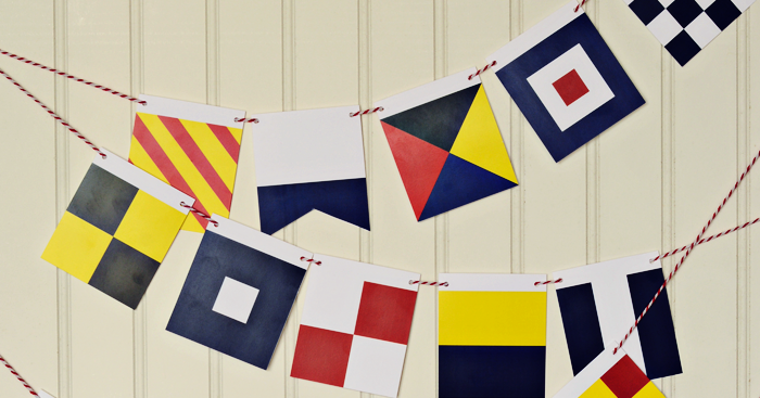 i should be mopping the floor: Free Printable Maritime Flags
