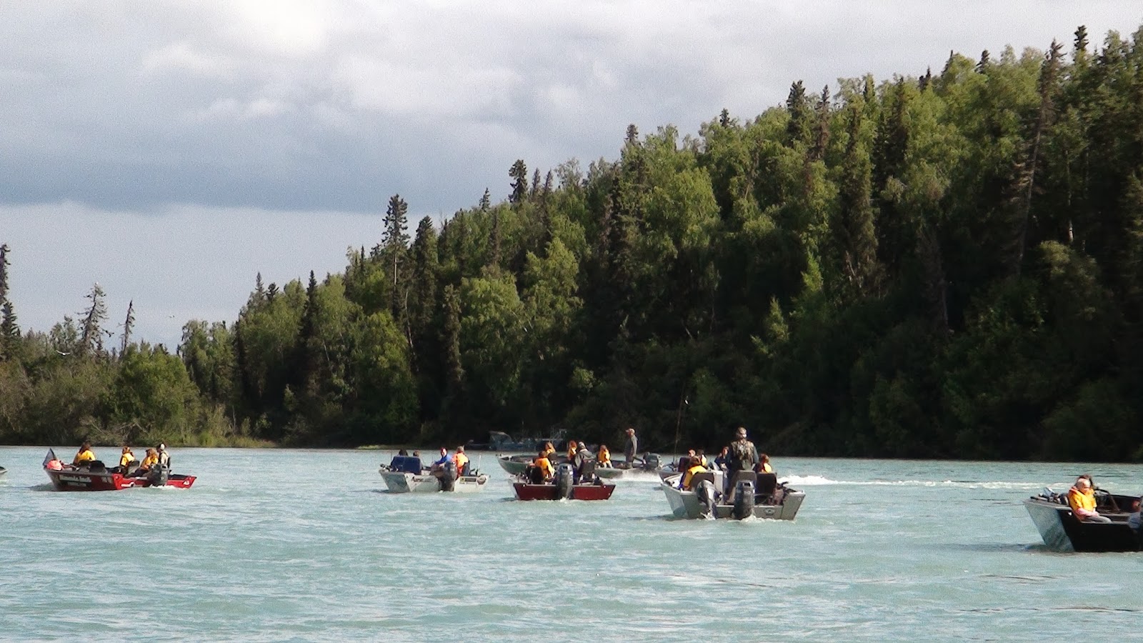 Fly Fishing in Kenai River ALASKA