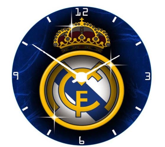 Jam dinding unik Real Madrid