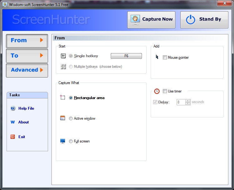 ScreenHunter (software gratis untuk printscreen) use real blog