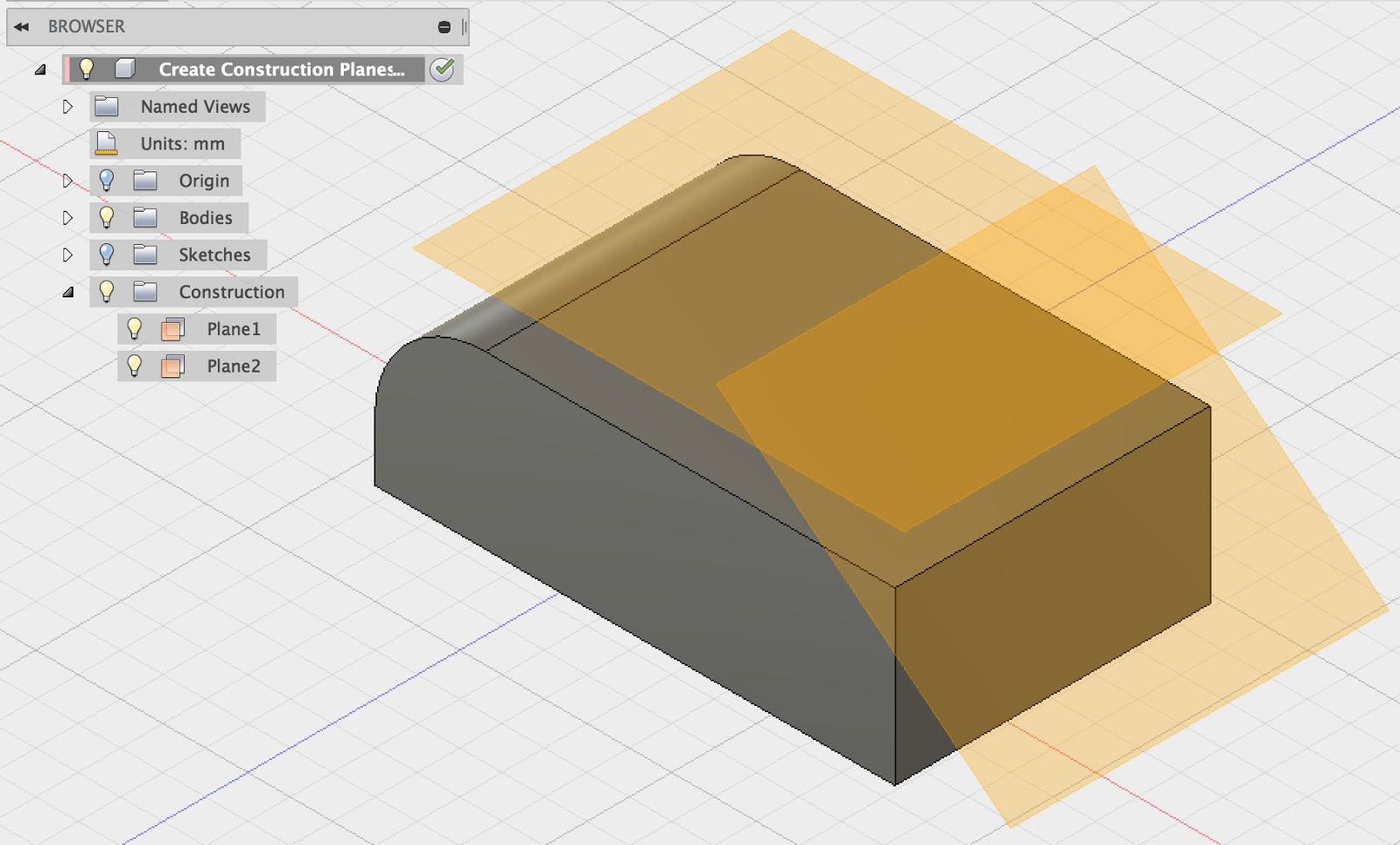 My Digital Inca Footprint: Create Construction Planes in Fusion 360