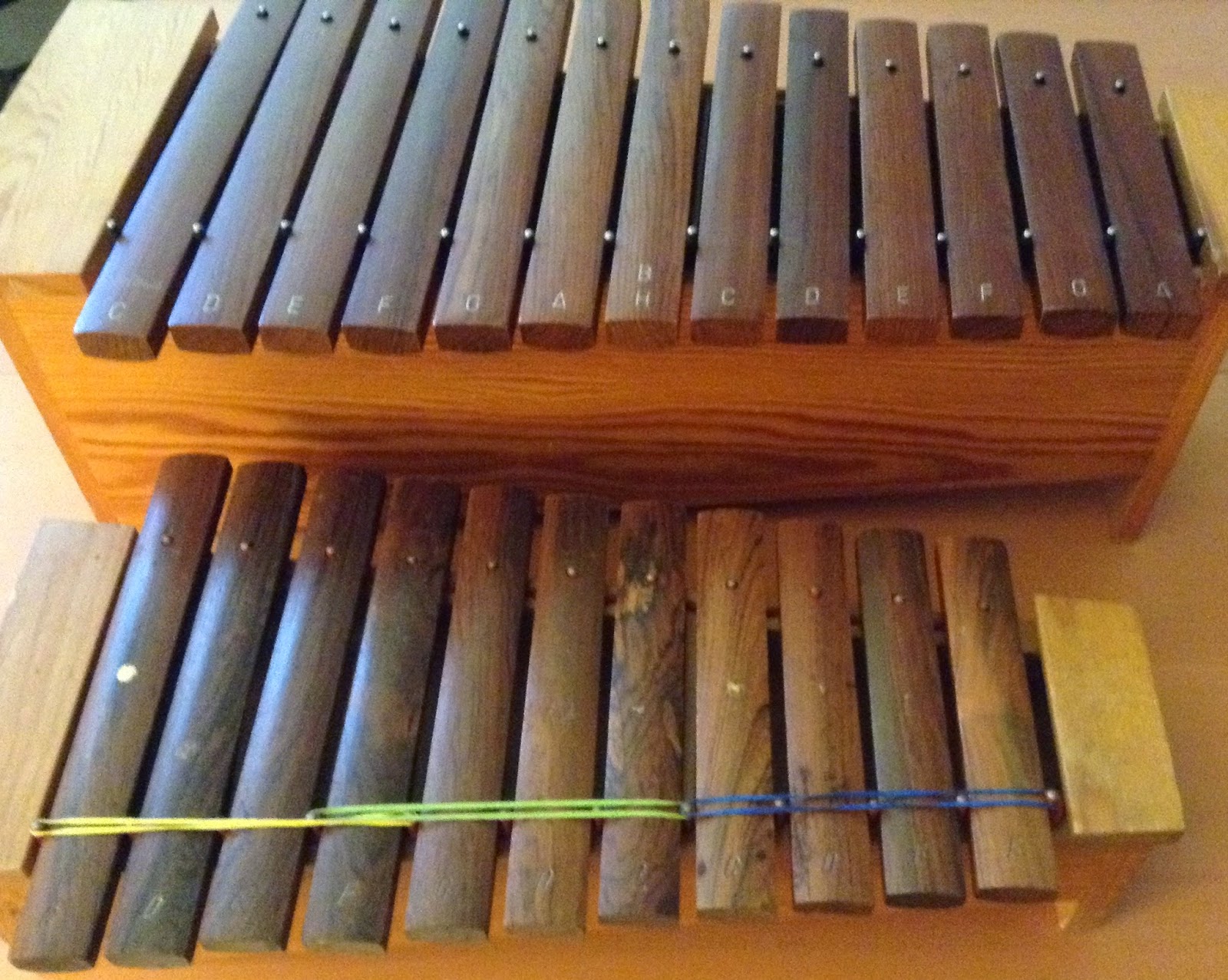 Another "High & Low" Activity with Little Kids & the Xylophone