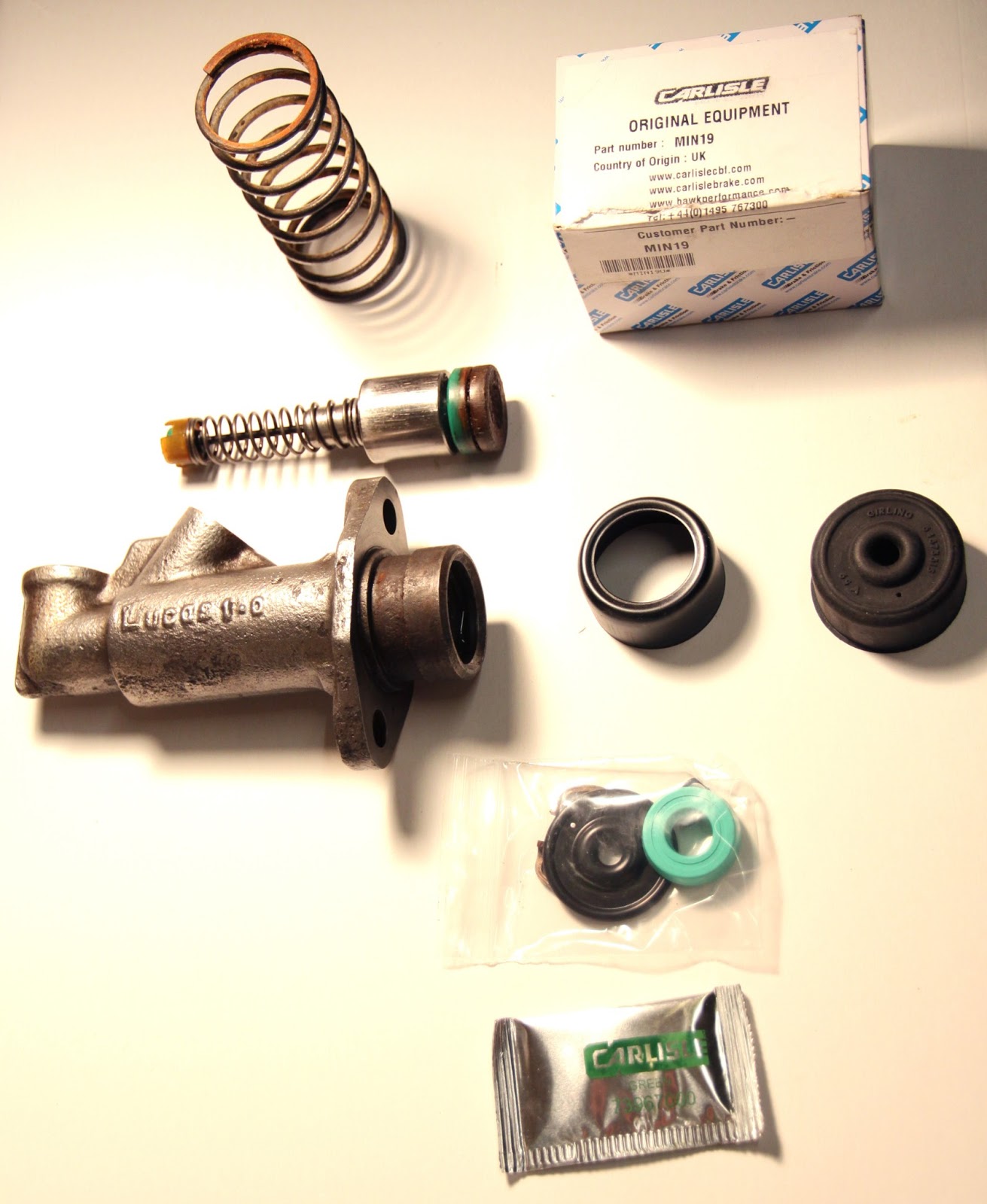 ALVIS SABRE - Restoration.: Brake Master Cylinder Refurbed